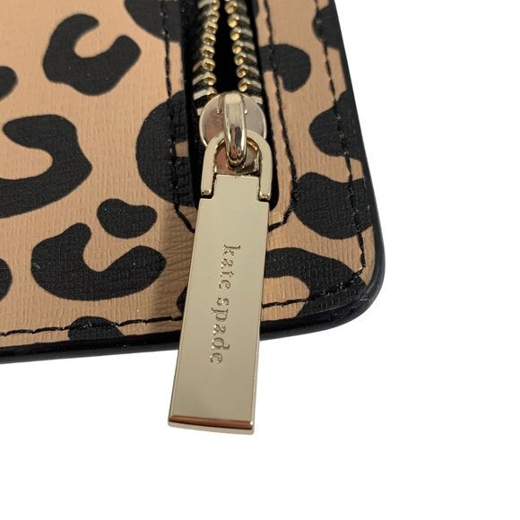 Kate Spade NY Remi Graphic Leopard Print Phone Crossbody Bag Chain Strap - Picture 7 of 8